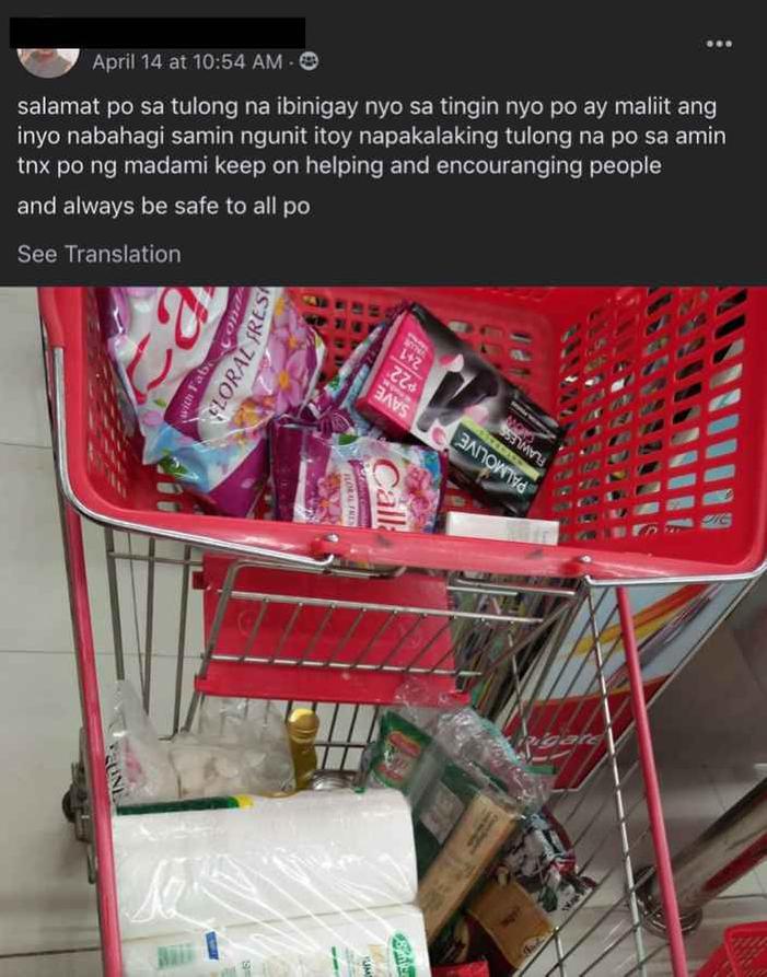 Grocery Tulong Facebook Post